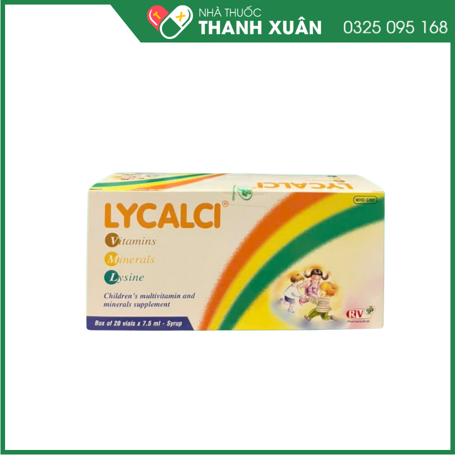 Lycalci 7,5 ml bổ sung Lysin, vitamin và chất khoáng